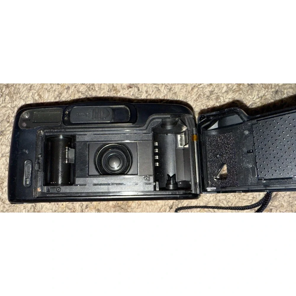 Ricoh Shotmaster TRU Zoom 38-90mm Film Camera Battery‎ Tested Working